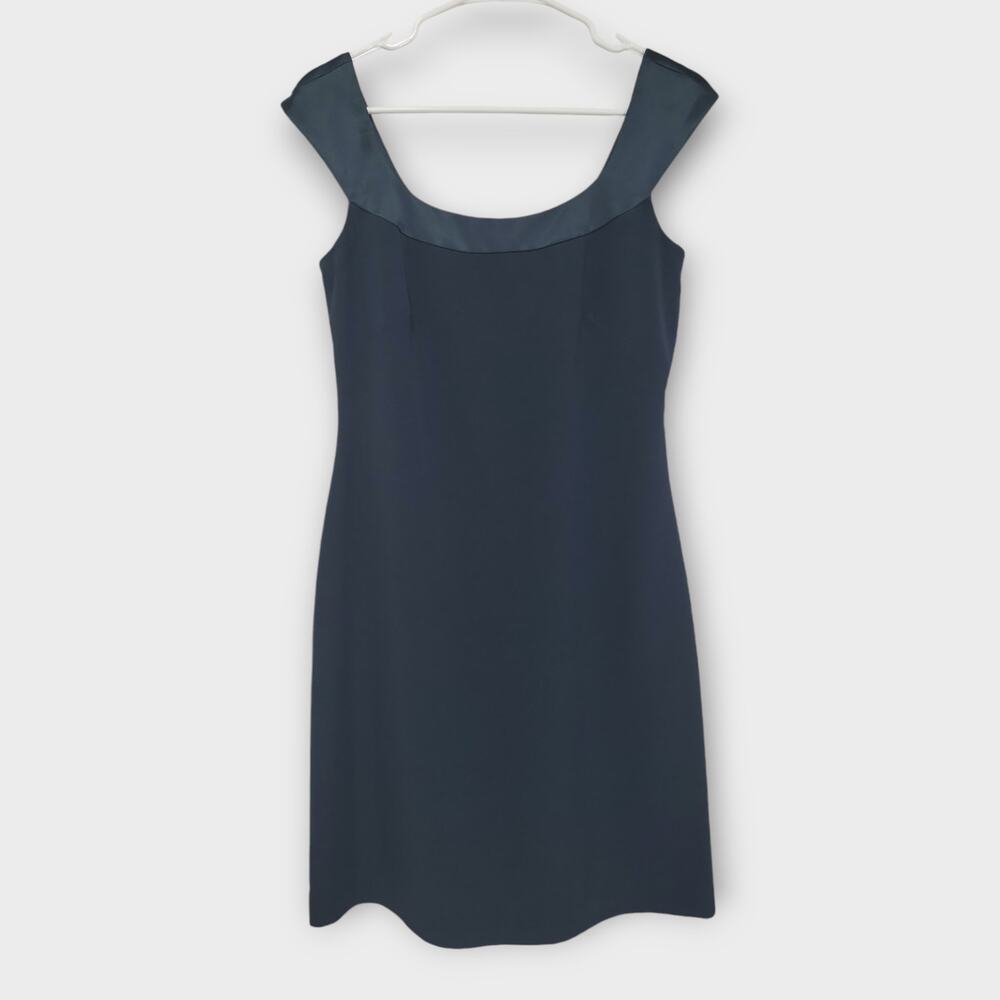 Phoebe Dress Womens 6 Sleeveless Lined Sheath Cocktail Party Above Knee Teal